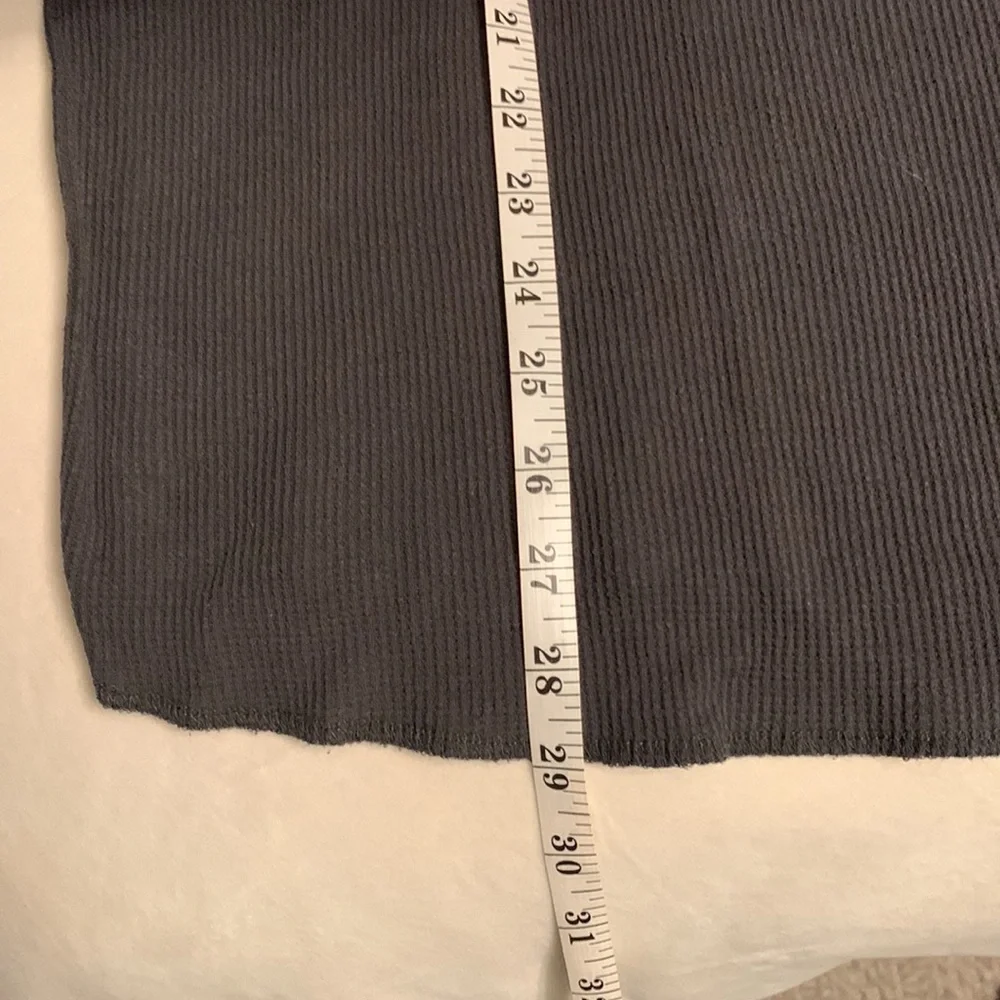 Brixton size XL mens thermal waffle knit long sleeve tshirt Brxtn service co - Picture 6 of 9